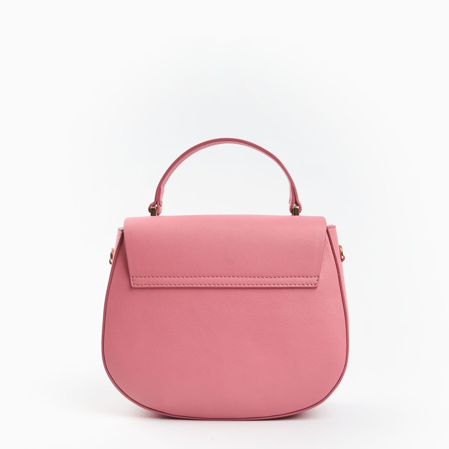 Hot E.Marinella Pink Smooth Leather Cleo Bag