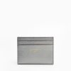 Best E.Marinella Lead Grey Small Credit Card Holder In Soft Leather