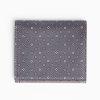 Clearance E.Marinella Dark Grey Small Wallet In Silk And Leather