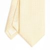 Clearance E.Marinella Yellow Sartorial Granadine Silk Tie