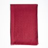 Wholesale E.Marinella Burgundy Em Logo Scarf Em Logo Scarf In Wool And Cashmere