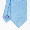 New E.Marinella Light Blue Sartorial Granadine Silk Tie