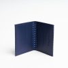 Online E.Marinella Blue Leather Folding Card Holder - 10 Compartments