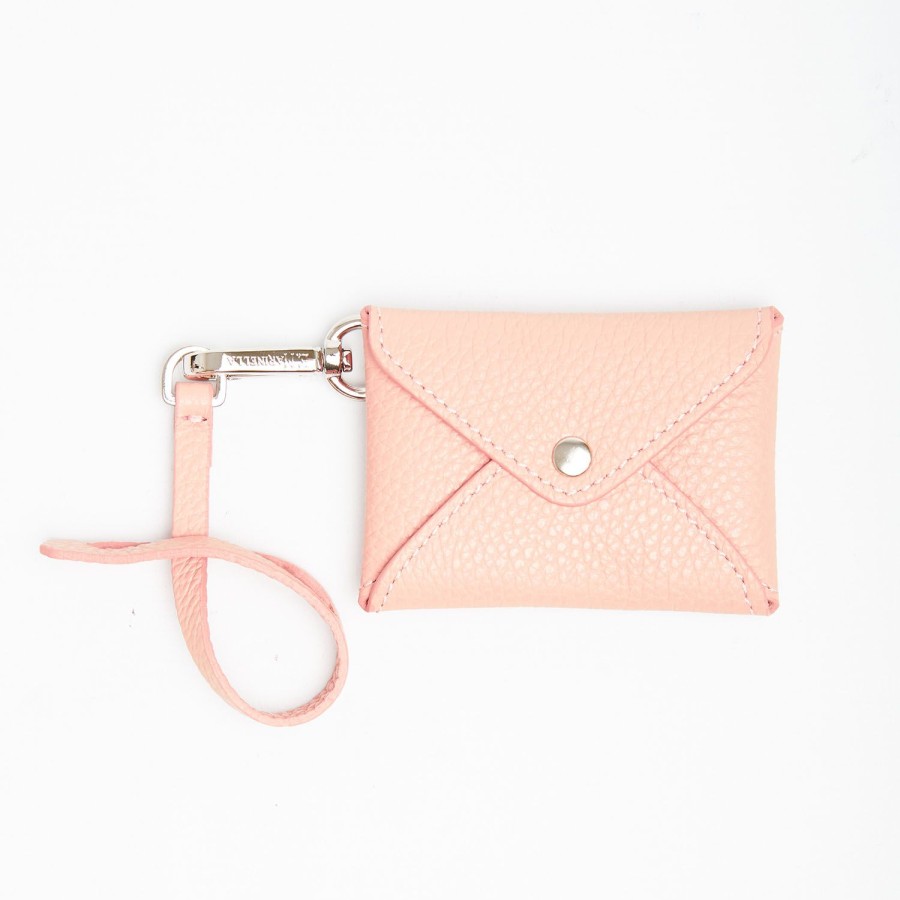 Best E.Marinella Pink Leather Credit Card Holder