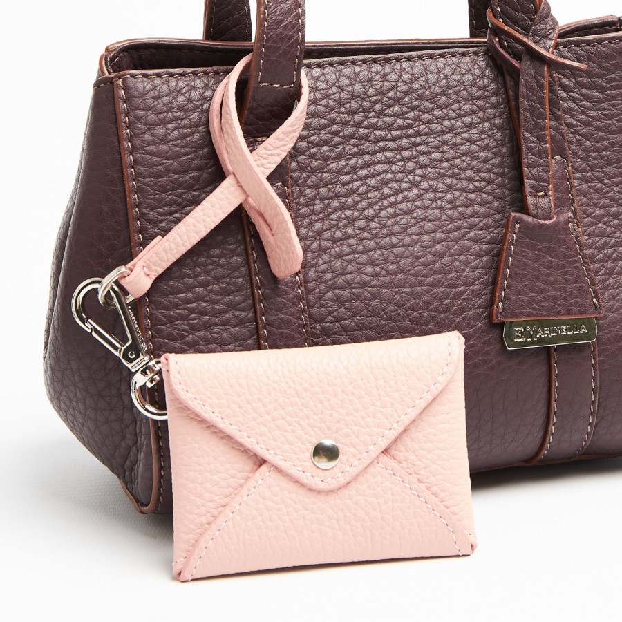 Best E.Marinella Pink Leather Credit Card Holder