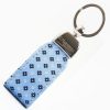 Best E.Marinella Light Blue Keyfob In Silk And Leather