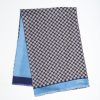 Wholesale E.Marinella Midnight And Light Blue Double Silk Scarf