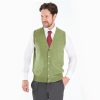 Best E.Marinella Light Green Wool And Cashmere Gilet