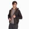 New E.Marinella Taupe Color Wool Tricot Knitted Bomber Jacket