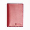 Online E.Marinella Burgundy Leather Vertical Wallet