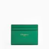 Wholesale E.Marinella Green Small Credit Card Holder In Soft Leather