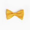 Wholesale E.Marinella Orange Pre-Knotted Silk Bowtie Small Geometric Pattern