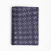 New E.Marinella Dark Blue Vertical Wallet In Silk And Leather