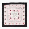 New E.Marinella Black Silk Scarf 90 - Lucky Pulcinella