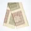 Clearance E.Marinella Beige Wool And Silk Stole - Alternate Checks