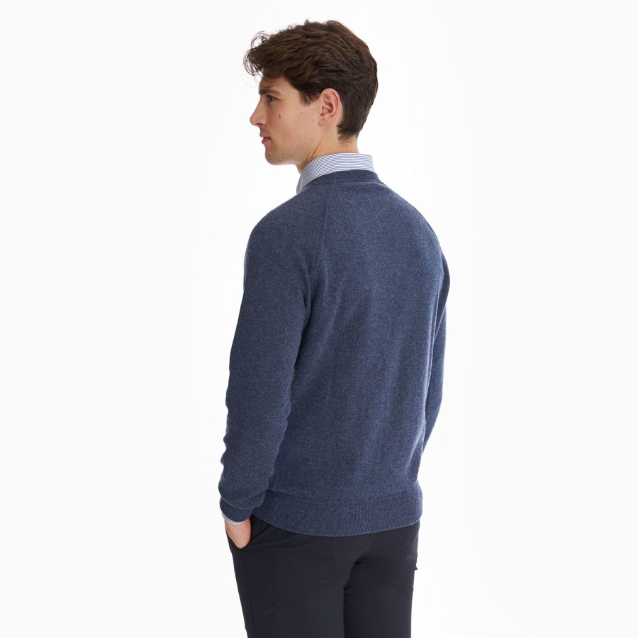 Clearance E.Marinella Blue Cashmere Sweatshirt