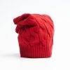 Best E.Marinella Cable-Knit Red Wool Hat