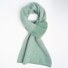 Clearance E.Marinella Light Green And Beige Cashmere Neck Warmer