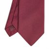 Hot E.Marinella Burgundy Sartorial Jacquard Silk Tie - Solid Colours