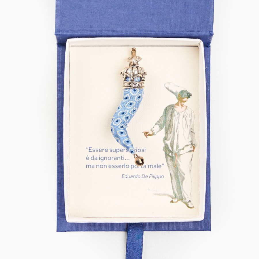 Online E.Marinella Light Blue Good-Luck Charm