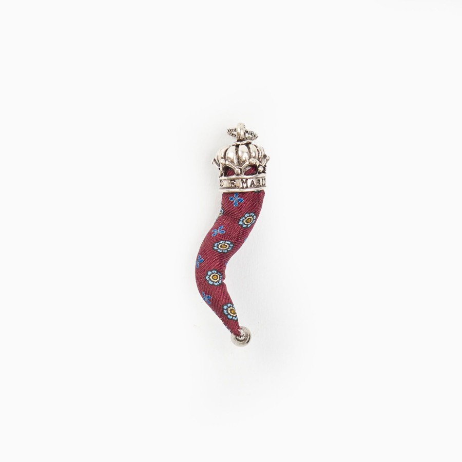 Hot E.Marinella Burgundy Good-Luck Charm