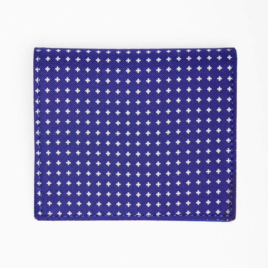 Wholesale E.Marinella Bluette Small Wallet In Silk And Leather