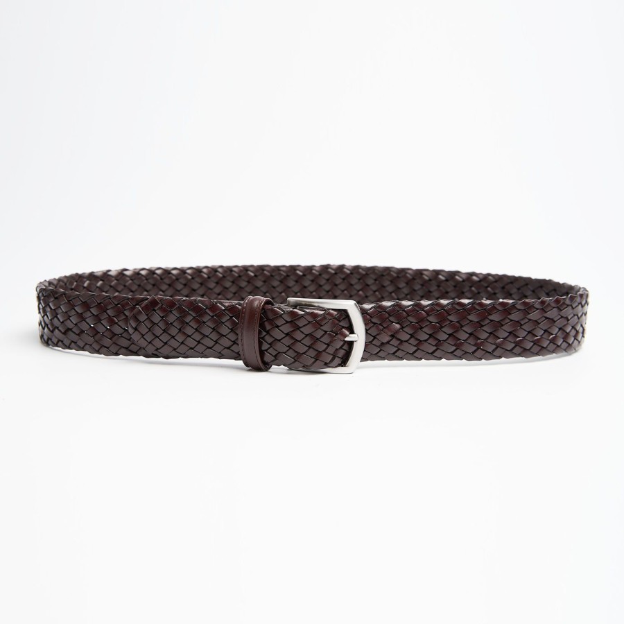 Best E.Marinella Hand-Woven Leather Belt 35 Mm