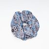 Online E.Marinella Light Blue Silk Scrunchie With Paisley Patterns