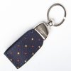 Hot E.Marinella Dark Blue Keyfob In Silk And Leather