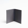 Clearance E.Marinella Dark Grey Leather Folding Card Holder - 10 Compartments