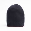 Online E.Marinella Blue And Red Bicolor Cashmere Beanie