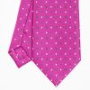 Wholesale E.Marinella Fucsia Sartorial Classic Silk Tie - Small Flower Designs