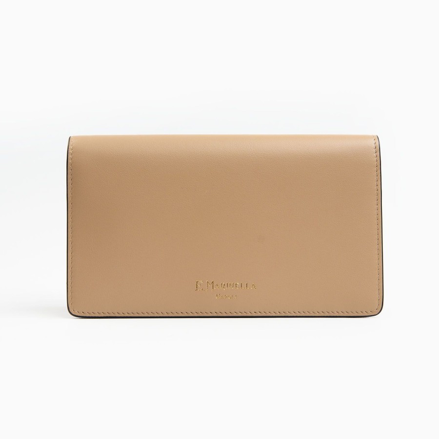 Wholesale E.Marinella Beige Big Wallet In Soft Leather