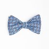 Best E.Marinella Light Blue Pre-Knotted Bowtie Small Flower Pattern