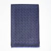 Clearance E.Marinella Blue Em Logo Scarf In Wool And Cashmere