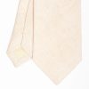 Hot E.Marinella Beige Sartorial Linen Tie Solid Color