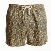 New E.Marinella Yellow Swim Shorts- Paisley Pattern