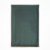 Best E.Marinella Dark Green Em Logo Scarf In Wool And Cashmere