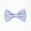 Hot E.Marinella Light Blue Pre-Knotted Silk Bowtie - Small Flower Pattern